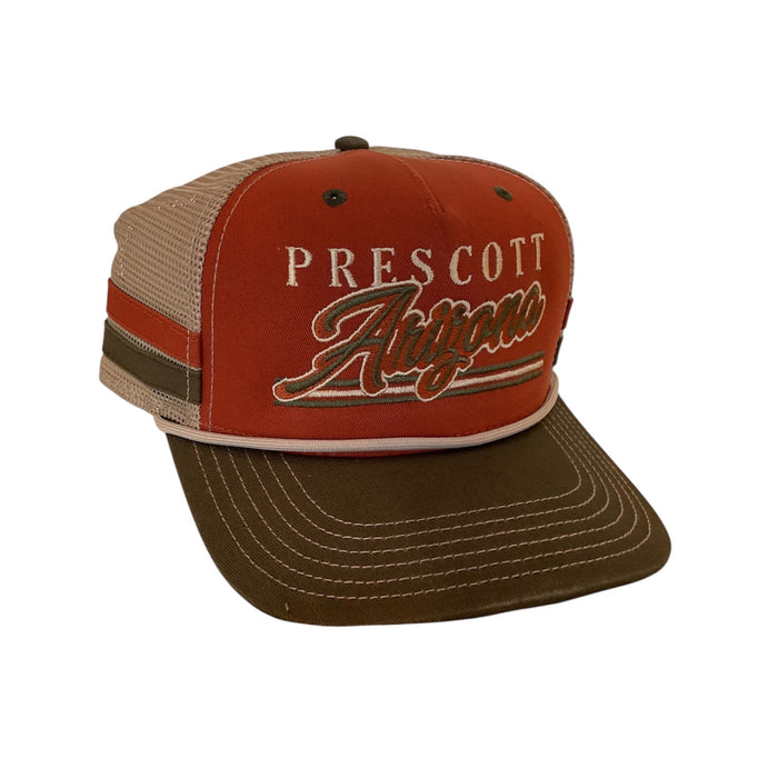 Rust/Olive Trucker Cap Prescott AZ Triple Linner