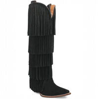 Dingo Wild Child Suede Fringe Tall Western Boots