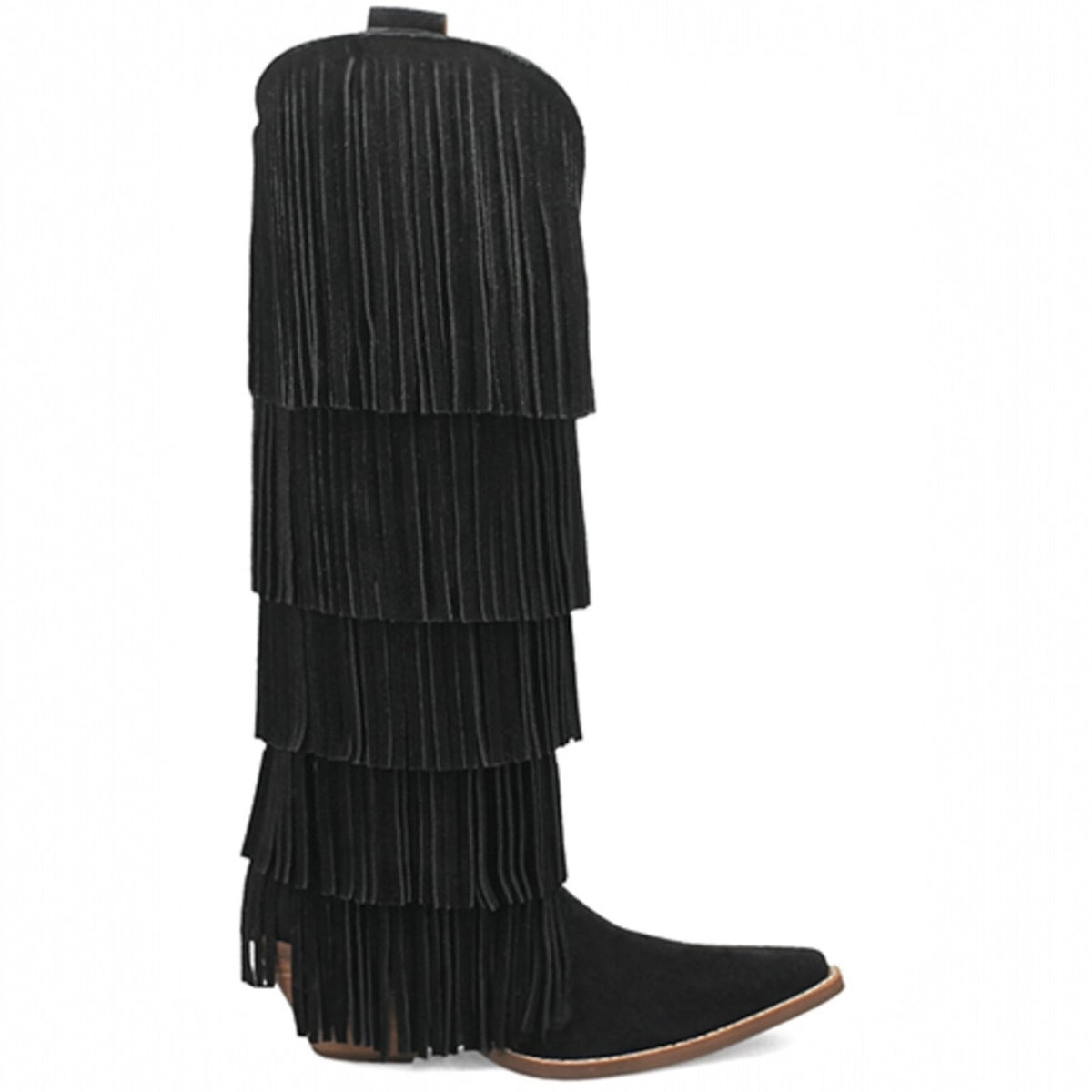 Dingo Wild Child Suede Fringe Tall Western Boots