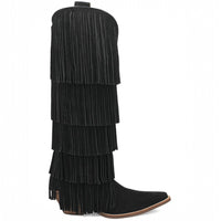 Dingo Wild Child Suede Fringe Tall Western Boots