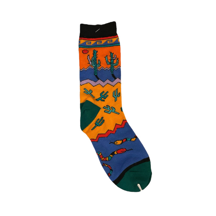 Adult Arizona Desert With Snake Socks