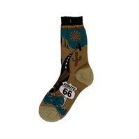 Adult Roadrunner Route 66 Socks