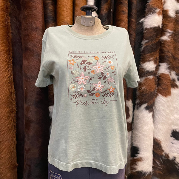 Embroidered Flower Prescott Women’s Shirt