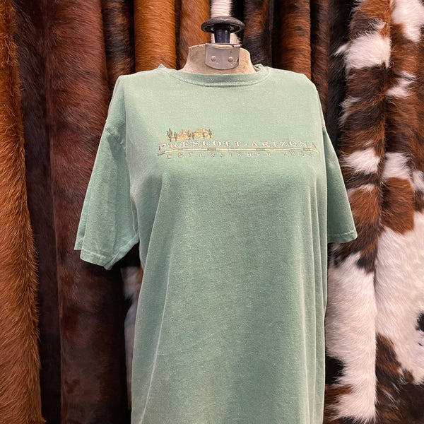 Uni-Sex Embroidered Saguaro Prescott Arizona Est 1864