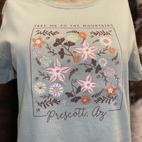 Embroidered Flower Prescott Women’s Shirt