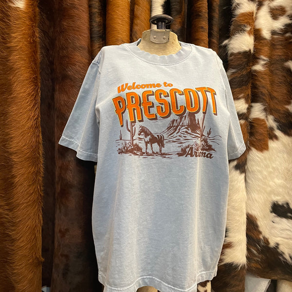 Welcome to Prescott Blue Unisex T-shirt