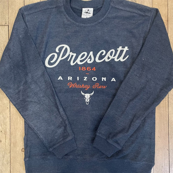Navy Cowskull Crew Neck Sweater