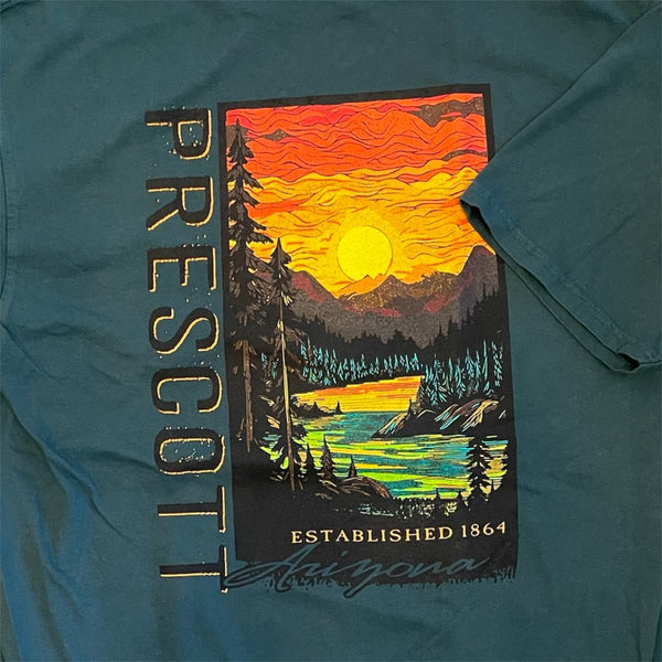 Unisex Evergreen Mountain and Lake T-Shirt