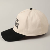 Kiss Me Cowboy Embroidery Cap