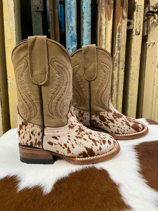 Kid’s Beau Cowhide Tanner Mark Boots