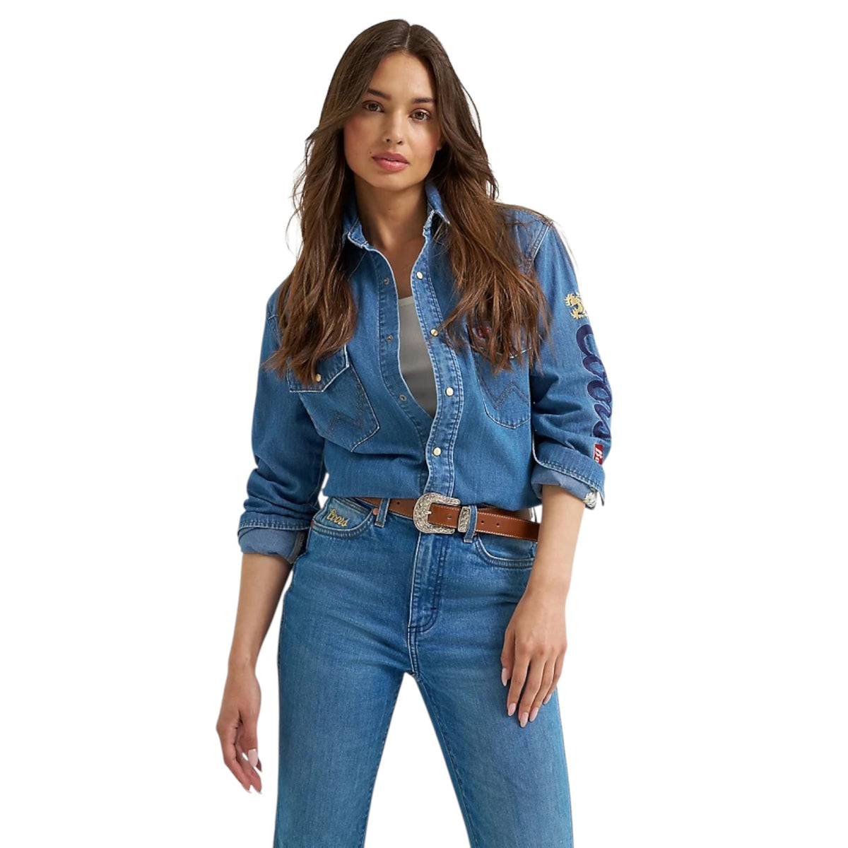 Wrangler X Coors Unisex Denim Shirt