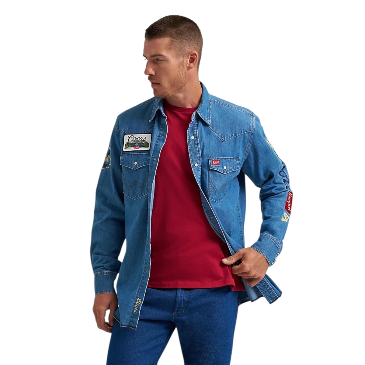 Wrangler X Coors Unisex Denim Shirt
