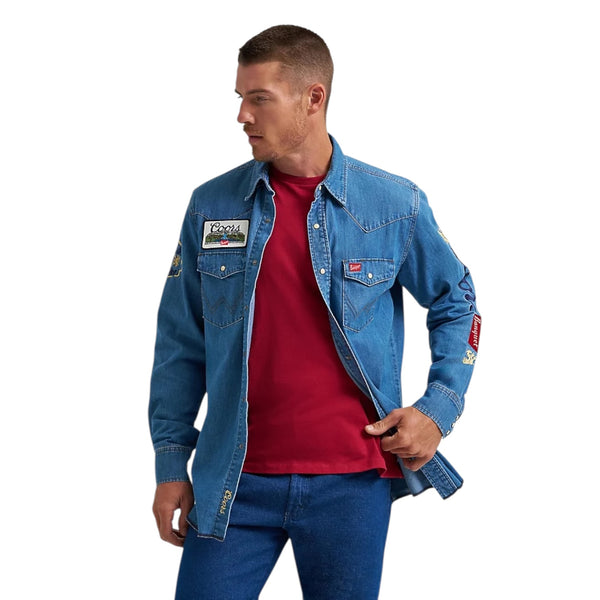 Wrangler X Coors Unisex Denim Shirt