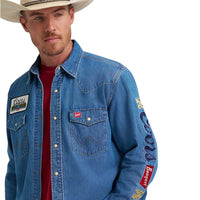 Wrangler X Coors Unisex Denim Shirt