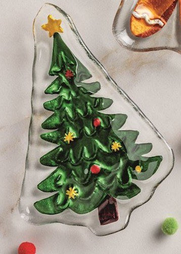 Christmas Tidbit Plate