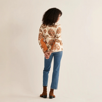 WOMEN'S HEATHER SNAP-FRONT FLEECE JACKET