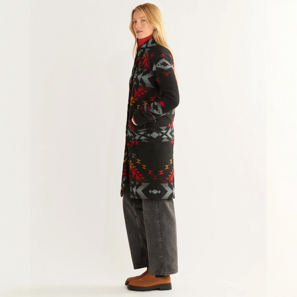 WOMEN'S BRIDGE CREEK ARCHIVE BLANKET COATb