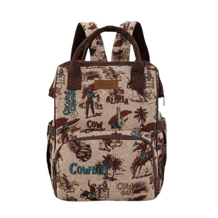 Wrangler Cowboy Print Backpack