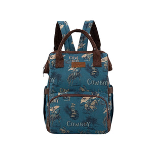 Wrangler Cowboy Print Backpack