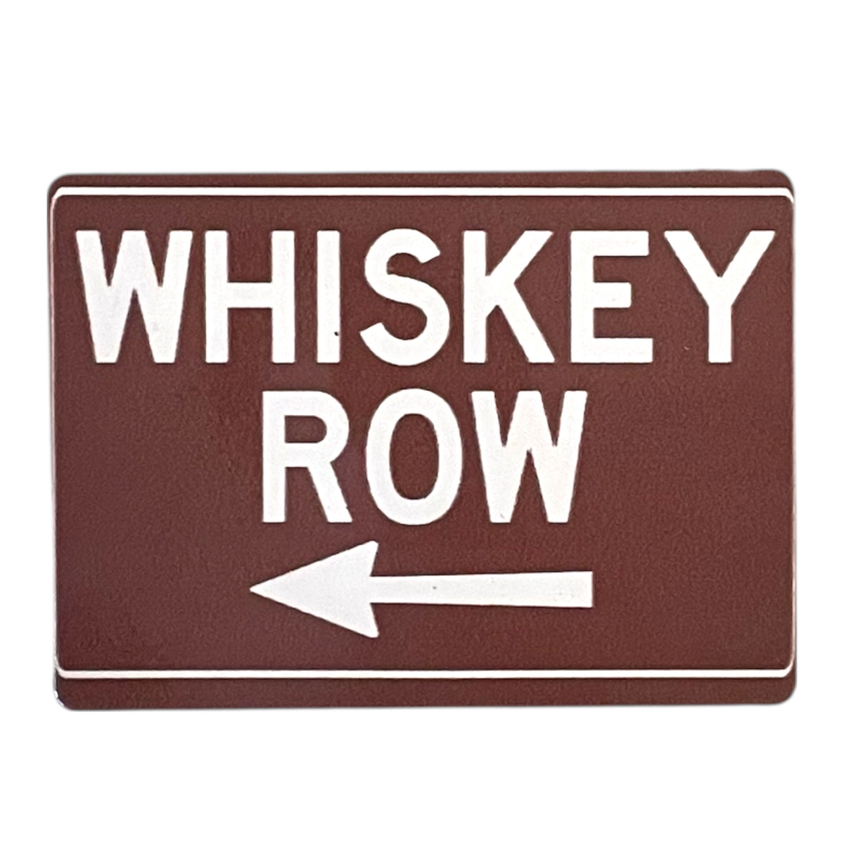 ‘Whiskey Row’ Metal Magnet