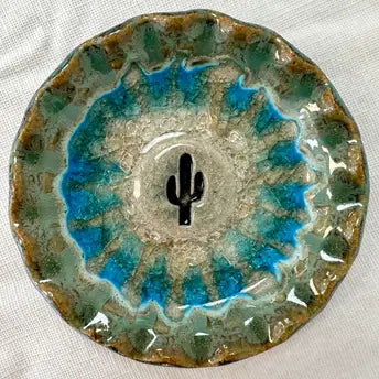 Large Saguaro Cactus Dish