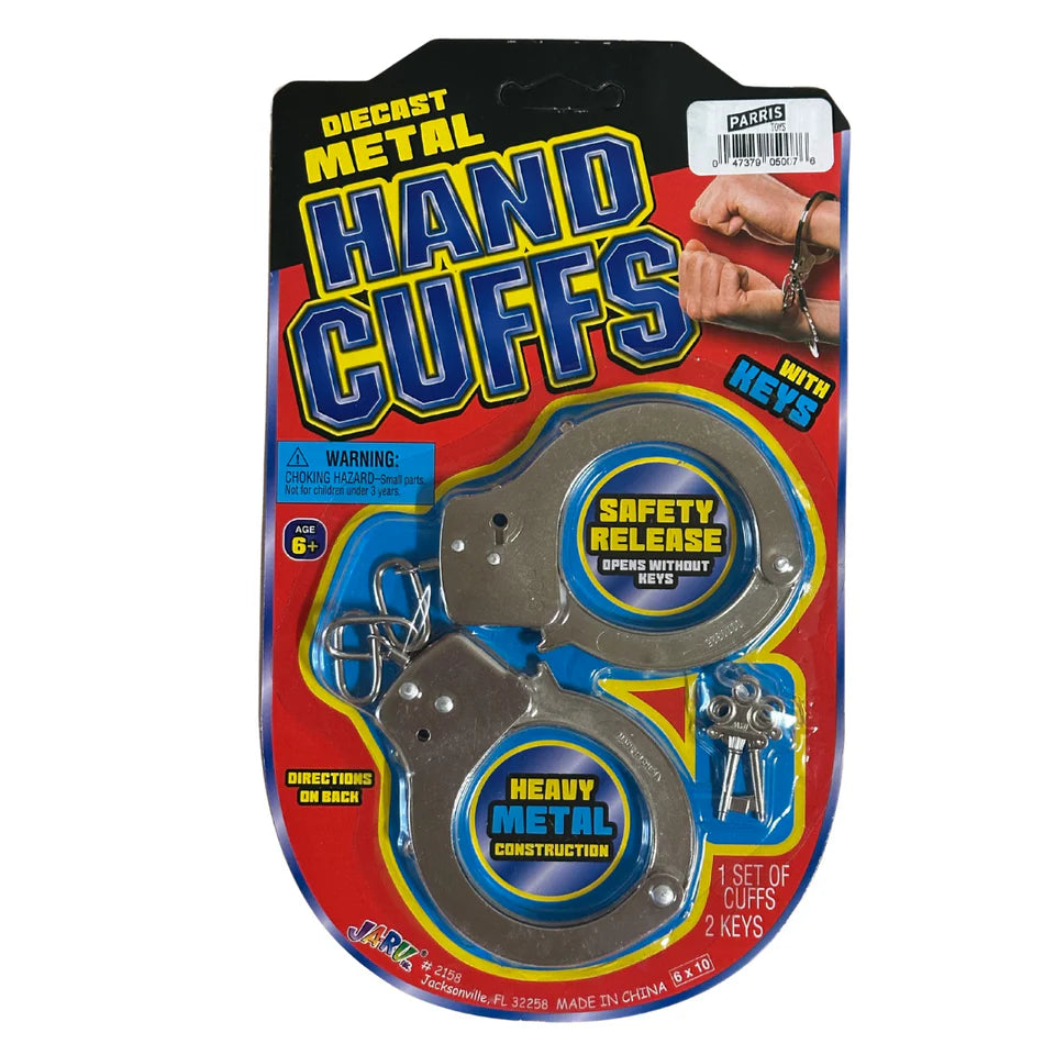 Cowboys Western Toy Replica Die Cast Metal Handcuffs