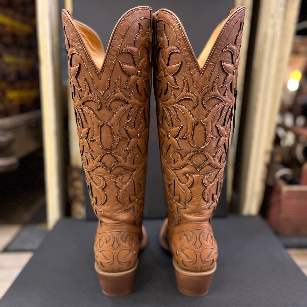 Tony Lama Camila Honey Cowhide 15” Boot