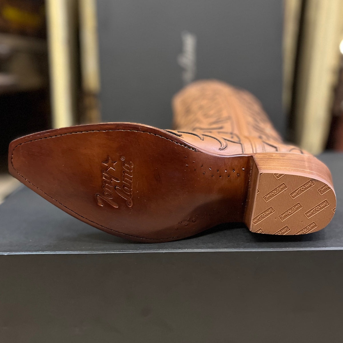 Tony Lama Camila Honey Cowhide 15” Boot