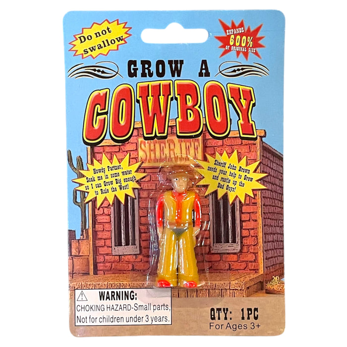 ‘Grow A Cowboy’ - Just Add Water And Watch It Grow Water Toy