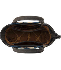 Wrangler Cow Print Mini Tote Crossbody - Blue/Black