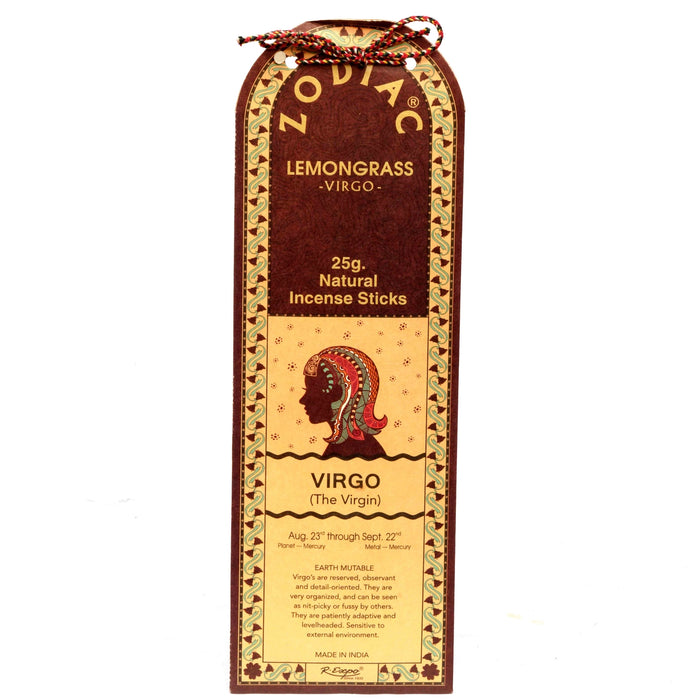 Lemongrass Virgo Incense 25g