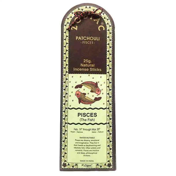 Patchouli Pisces Incense 25g