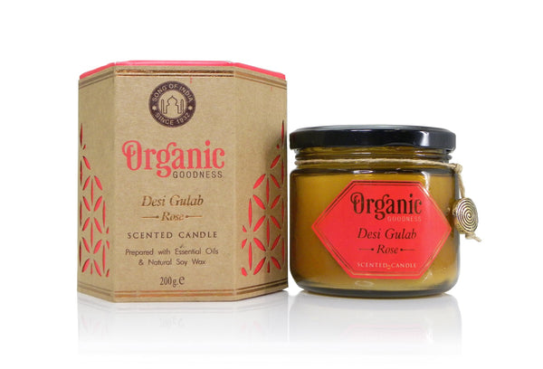 Organic Goodness Rose Candle