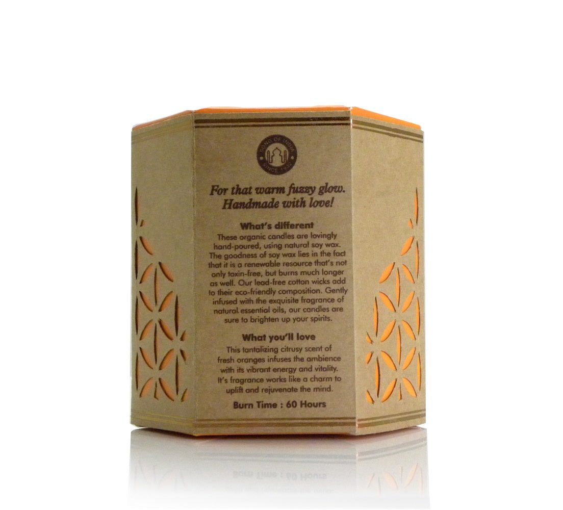 Organic Goodness Orange Candle