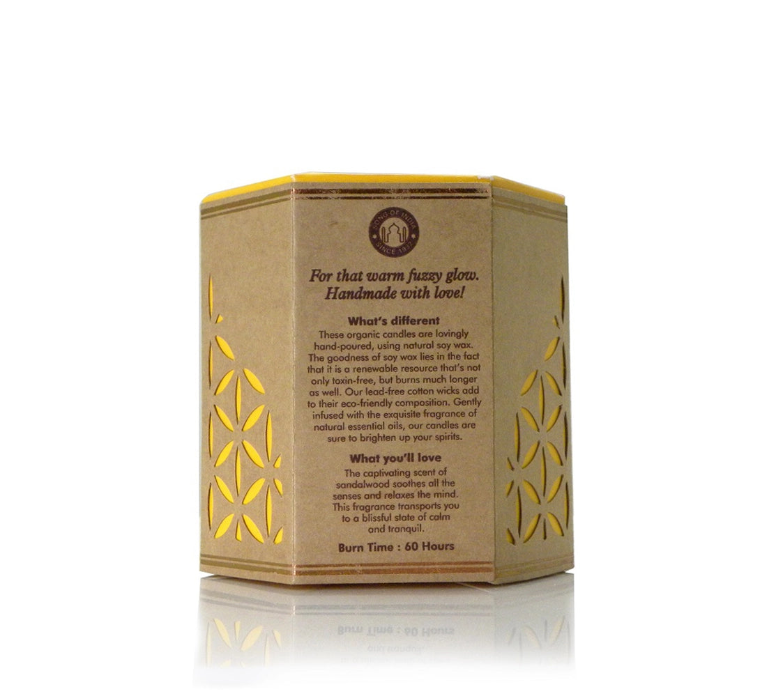 Organic Goodness Sandalwood Candle