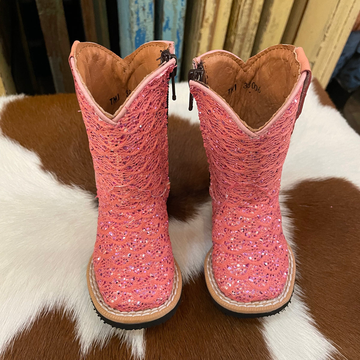 Infant Dragon Coral Tanner Mark Boots