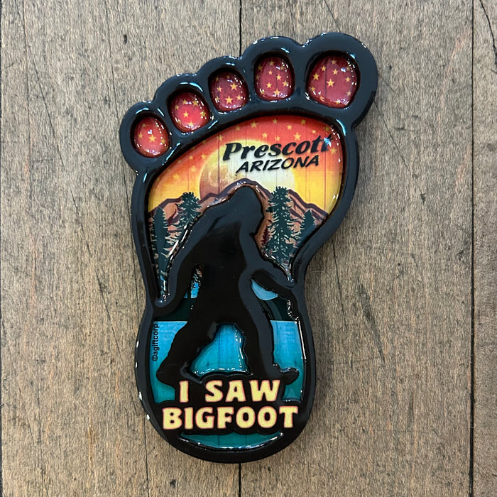 “I Saw Bigfoot” Magnet