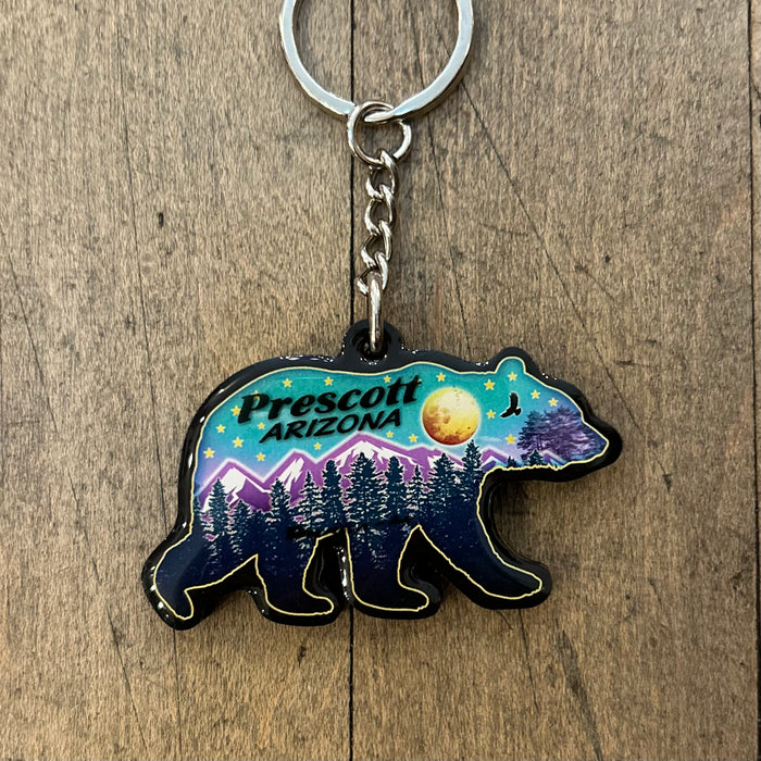 Midnight Bear Keychain