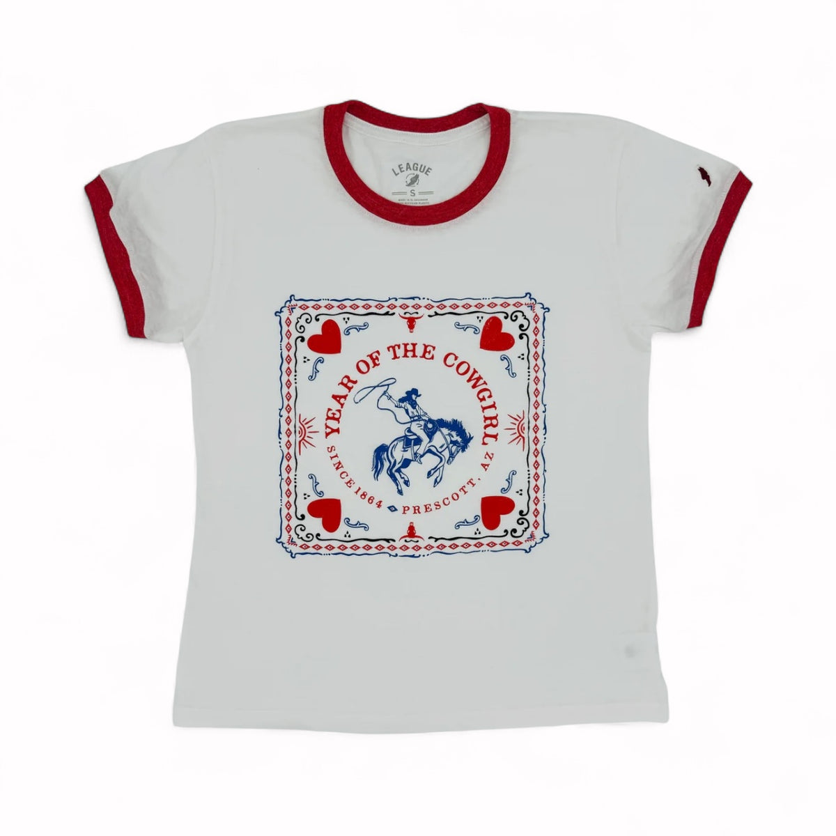 "Year of the Cowgirl" Red White and Blue Women’s T-Shirt