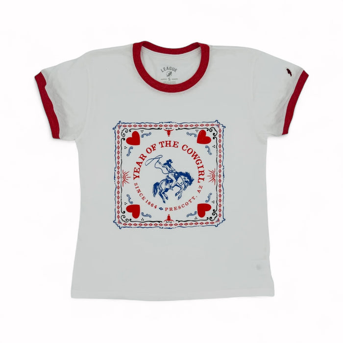 "Year of the Cowgirl" Red White and Blue Women’s T-Shirt