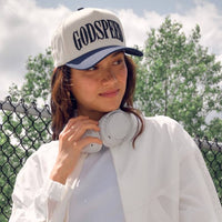 GODSPEED Two-Tone Embroidered Trucker Hat: ONE SIZE