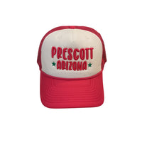 Foam Mesh Snapback Hat – Pink & Blue | Prescott, Arizona Edition