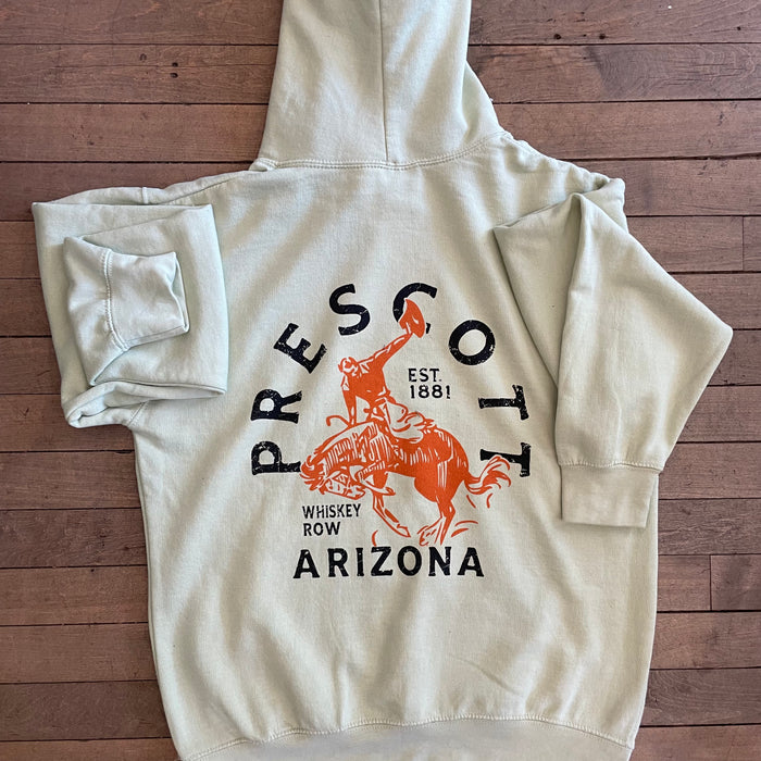 Green Thumbs Up Bronco Rider Hoodie