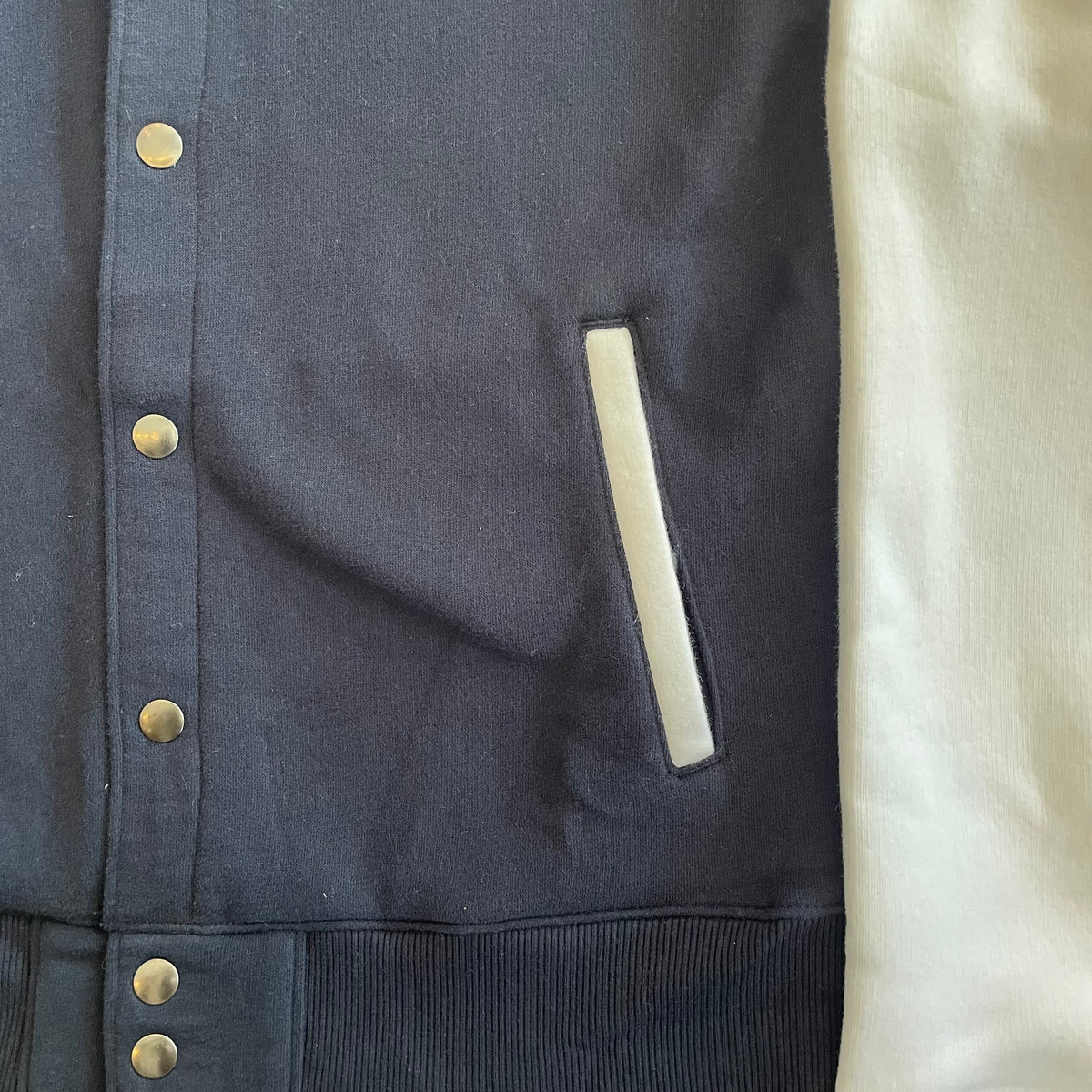 Drawn West Prescott, AZ Navy Varsity Button Jacket