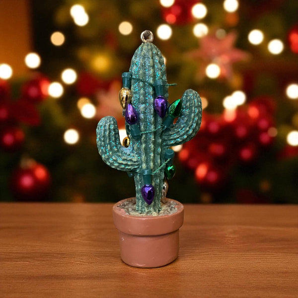 Saguaro with Lights Ornament