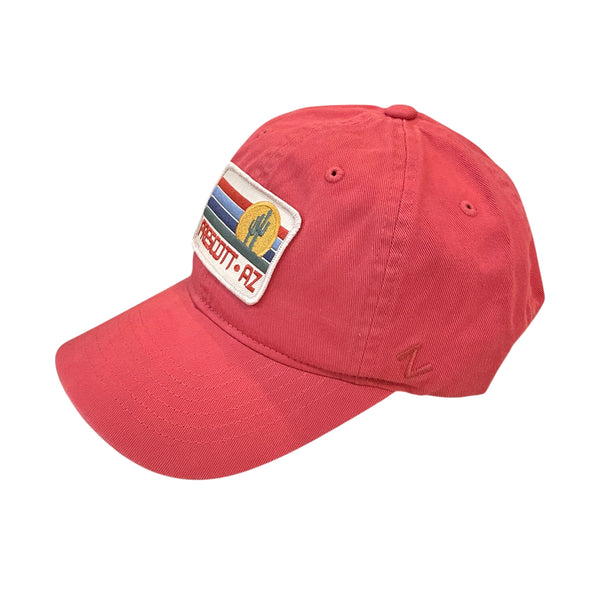 Salmon Striped Cactus Patch Prescott AZ Baseball Cap