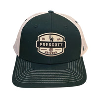 Dark Green Prescott Arizona 1864 White Mesh SnapBack Baseball Cap