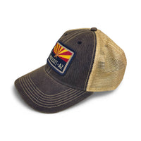 Prescott Arizona Flag Patch Mesh SnapBack Baseball Cap