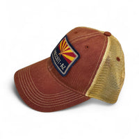 Prescott Arizona Flag Patch Mesh SnapBack Baseball Cap