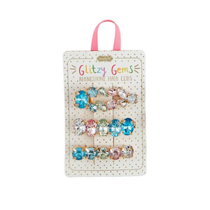 Glitzy Gems Rhinestone Hair Clips